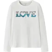 Name it T-Shirt 'NKFNTRINE' aqua / argent / blanc