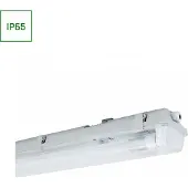 Spectrum Luminaire pour pièces humides Limea Gris 71 cm IP65 pour 2 tubes LED T8 G13 60 cm