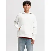Jack & jones Junior Sweat 'JJEBARRON' blanc chiné