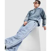 Adidas Originals Sst Straight Leg Jeans Bleu 34 Homme