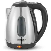 Brock WK 0601 SS electric kettle Silver, Bouilloire électrique, Argent