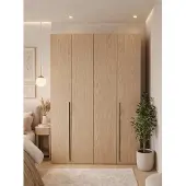 AX Living Armoire Omodeo, largeur 170 cm – Chêne "bookmatch" avec système WingLine