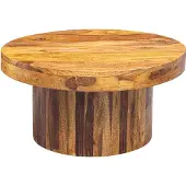 Wohnling Table basse 60x30x60 cm table basse en bois massif sheesham |