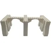 LEGO MOC Voûte médiévale Hall Chevalier Fenêtre Blanc NOUVEAU ! Quantité 67x