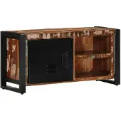 vidaXL Armoire TV 80x30x40 cm Vieux bois massif