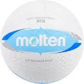 Molten - « Volten » Ballon de volley-ball PP533 (5) (Blanc/Bleu)