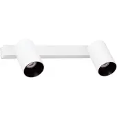 Faro Barcelona Paire De Spots Orientables Stan 2 Gu10 Max 5Wx2 Métal Mural Plafond Ampoules Non Incluses Blanc