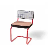 Seletti Chaise Superchair à grille bleue