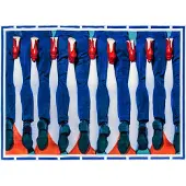 Seletti Tapis rectangulaire à ciseaux
