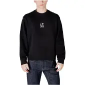 Armani Exchange Sweat-shirt 'Felpa' noir / blanc