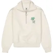 Garcia Sweat-shirt vert / vert foncé / blanc chiné