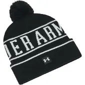 Under Armour Casquette de sport 'Halftime' noir / blanc