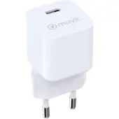 Muvit For Change Mcacc0047 Chargeur USB-C 30 W Blanc Blanc Taille unique