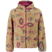 Protest Veste en polaire 'PRTKylee JR' bleu / noisette / rose