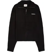 Bershka Vestes en maille noir / blanc