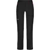 Salewa - Pantalon softshell léger- Femme - Sella DST W Light Pants Black Out pour Femme en Softshell - Taille L - Noir