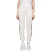 GUESS Pantalon de sport 'Britney' beige / noir / blanc cassé