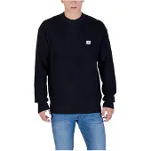 Calvin Klein Jeans Pull-over 'Monologo Waffle' noir