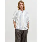 Jack & Jones Chemise 'JJEJeff' saphir / bleu clair / blanc naturel