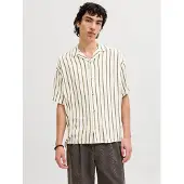 Jack & Jones Chemise à Manches Courtes Jeff Resort Stripe