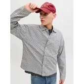 Jack & Jones Chemise 'JORAustin' gris / noir / blanc