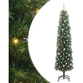 vidaXL Arbre de Noël artificiel avec 300 LED avec support Vert 240 cm