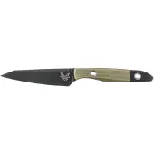Benchmade 3.75 Paring knife, DLC, green G10