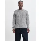 Jack & Jones Pull-over 'JJEdover' gris / gris clair