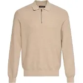 Salsa Jeans 21011994 Long Sleeve Polo Beige S Homme