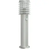 vidaXL Lampe d'allée avec détecteur de mouvement argenté 60 cm acier inoxydable