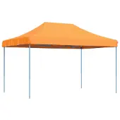 vidaXL Tente de réception pliable Pop-Up Orange 440x292x315 cm