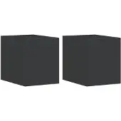 vidaXL Appliques murales extérieur 2 pcs aluminium moulé sous pression