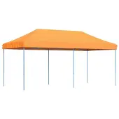 vidaXL Tente de réception pliable Pop-Up Orange 580x292x315 cm