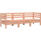 vidaXL Canapé de jardin 3 places en bois massif de douglas