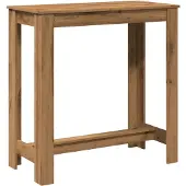 vidaXL Table de bar Artisan-Chêne 102x50x103,5 cm Bois composite