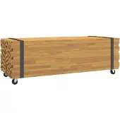 vidaXL Table basse 110x45x35 cm bois massif teck