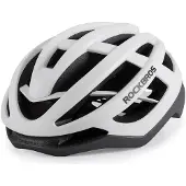 RockBros Casque de vélo HC-58, aérodynamique, aéré, taille L, gris/blanc