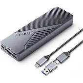 ORICO Boîtier de disque CNM2-G20 M.2 NVME USB-C 3.2 20 Go/s - gris