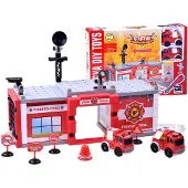 Jokomisiada Jeu de construction « Caserne de pompiers » 59 pièces ZA2443