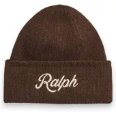 Ralph Lauren pour homme. 449P20248003 Bonnet Ralph cooper marron (OSFA), Casuel, Laine