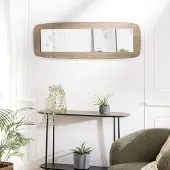Macabane JULIA - Miroir rectangulaire angles arrondis 120x40cm couleur mocha JULIA