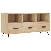 vidaXL Armoire TV Chêne Sonoma 102x36x50 cm Bois composite
