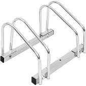 BellaFurn Support à vélo en métal | Argenté | 40x32x26 cm