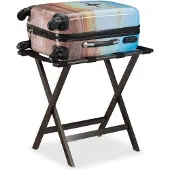 B2X Support de valise pliable marron foncé