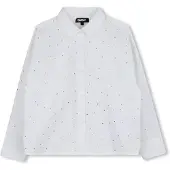 DKNY D62782 Long Sleeve Shirt Blanc 10 Years Fille