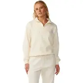 Rip Curl Party Wave Half Zip Sweatshirt Beige XL Femme