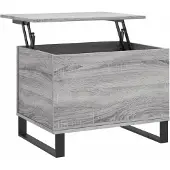 vidaXL Table basse Gris Sonoma 60x44,5x45 cm Bois composite