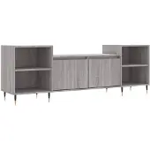 vidaXL Armoire TV Gris Sonoma 160x35x55 cm Bois composite