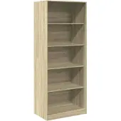 vidaXL Armoire Chêne Sonoma 80x50x200 cm Bois composite