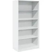 vidaXL Armoire blanche 100x50x200 cm Bois composite